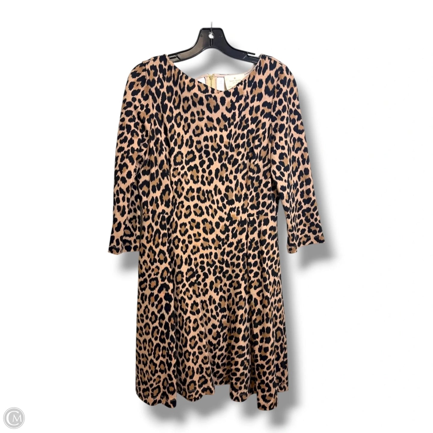 Dress Designer By Kate Spade In Animal Print, Size: 12