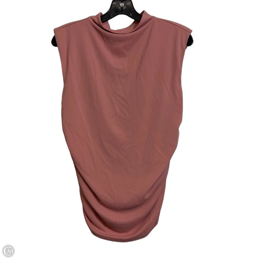 Top Sleeveless By Dkny In Pink, Size: M