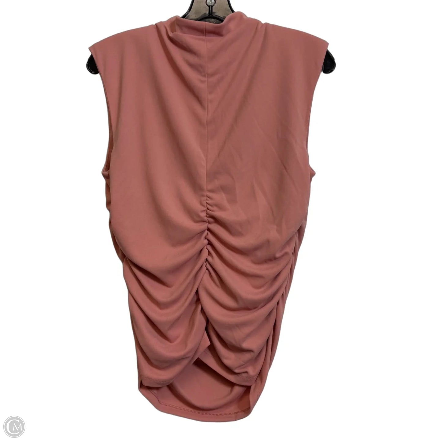 Top Sleeveless By Dkny In Pink, Size: M
