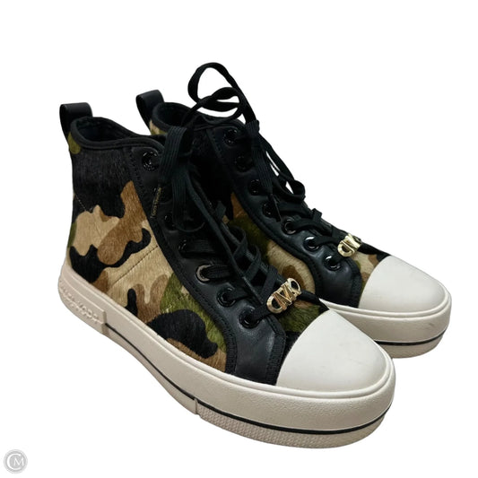 Shoes Designer By Michael Kors In Camouflage Print, Size: 6.5