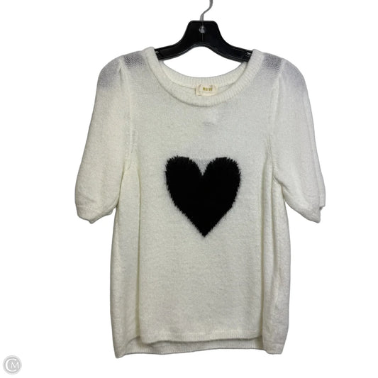 Top Short Sleeve By Maeve In White, Size: S