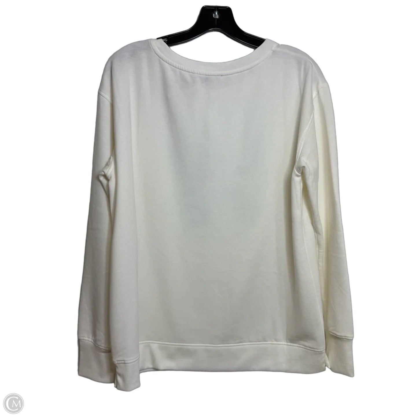 Sweatshirt Crewneck By Jane And Delancey In White, Size: M