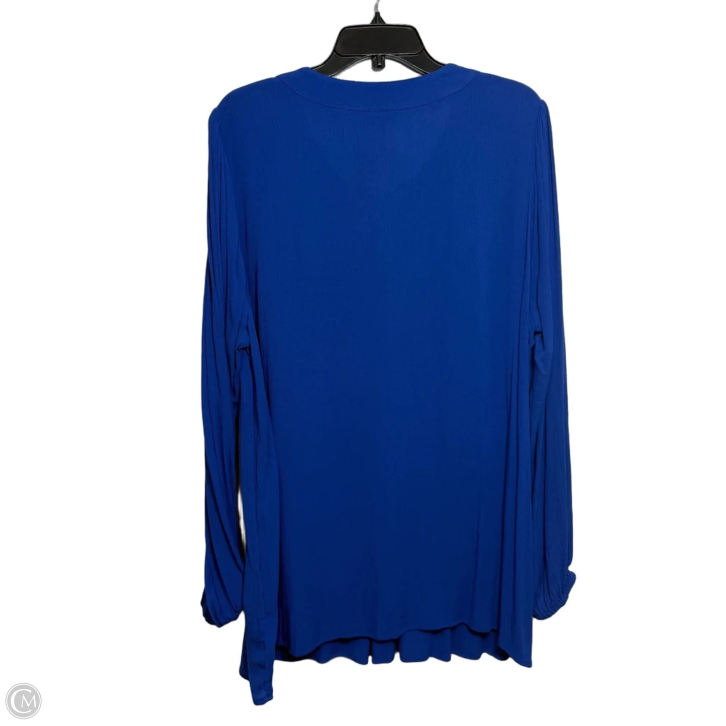 Top Long Sleeve By Torrid In Navy, Size: 2x