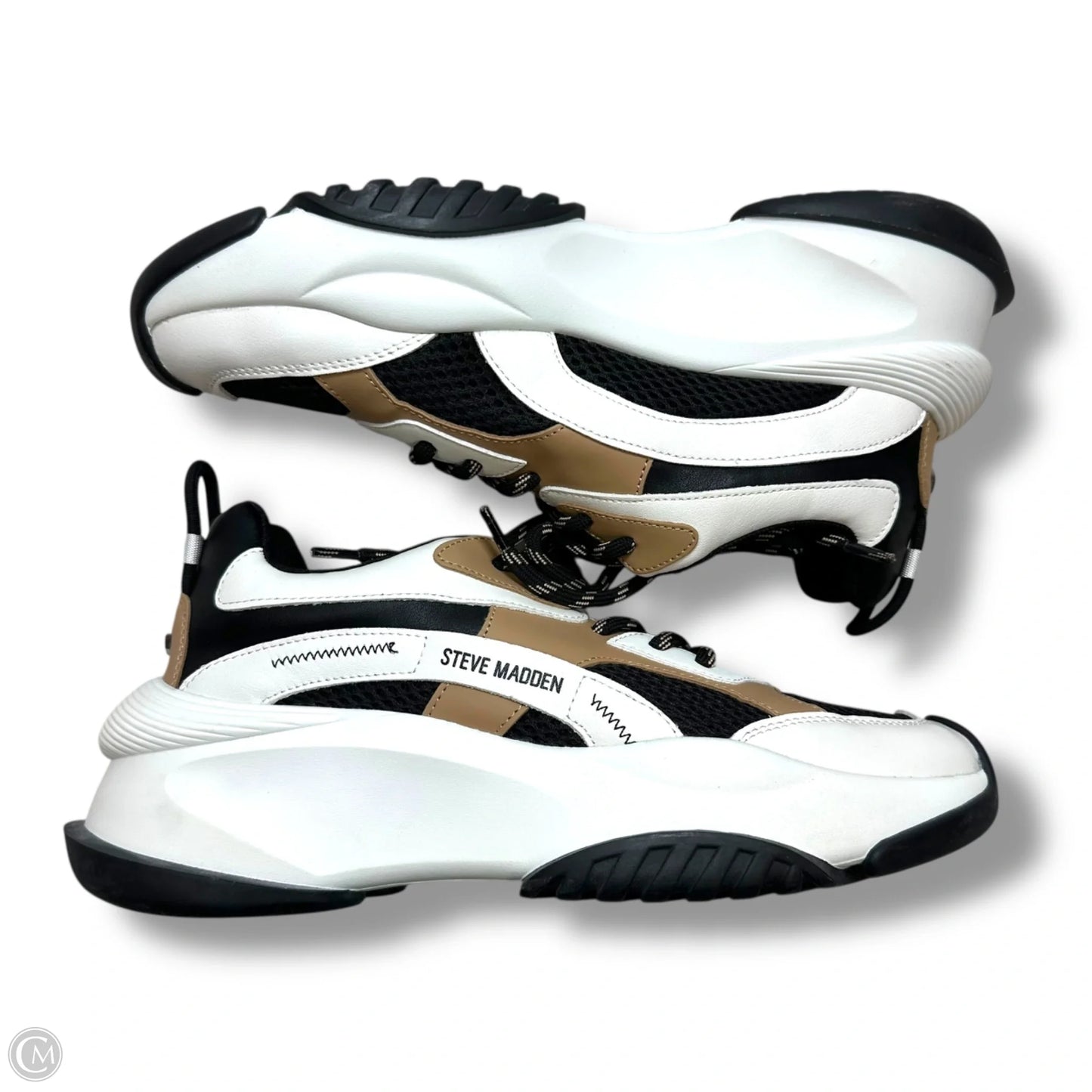 Shoes Athletic By Steve Madden In Black & Brown, Size: 8