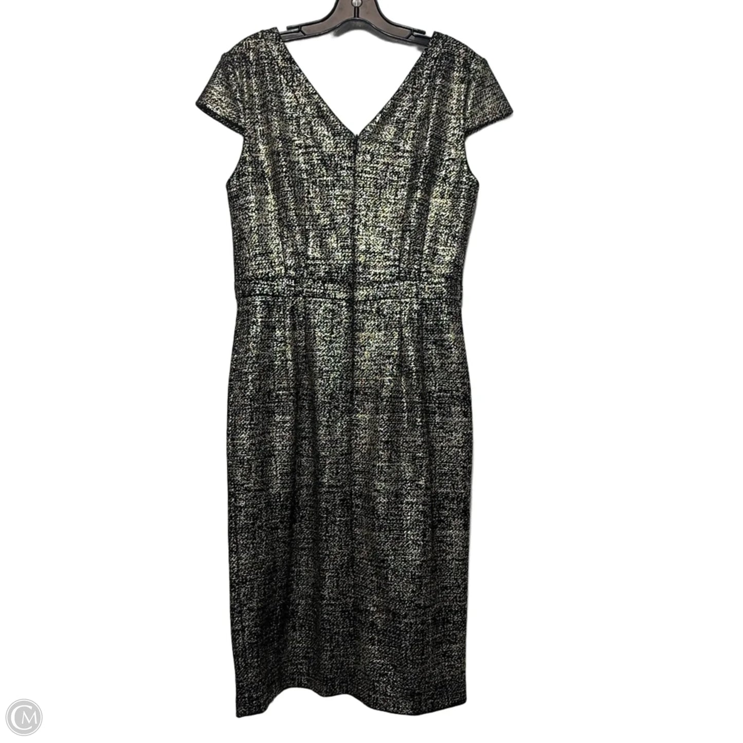 Dress Casual Short By Betsey Johnson In Gold, Size: 8