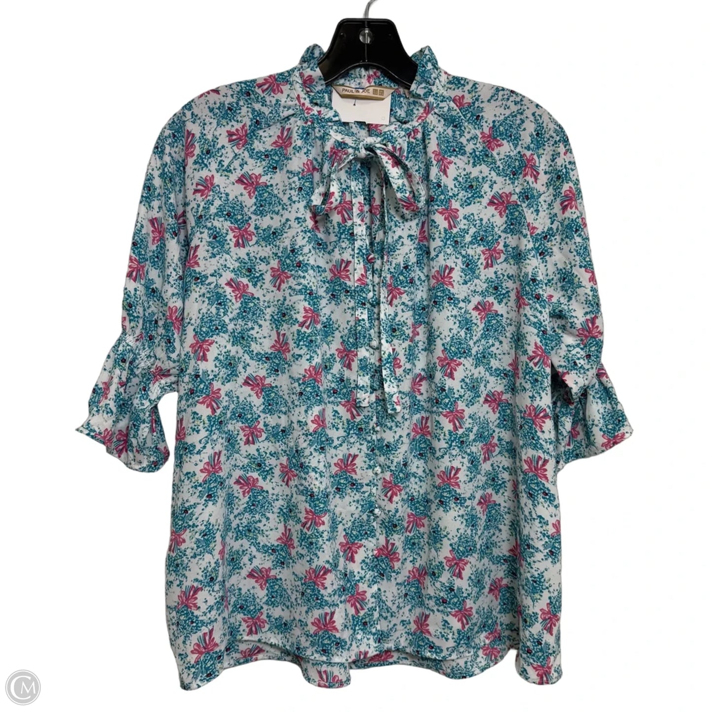 Top Long Sleeve By Clothes Mentor In Floral Print, Size: S