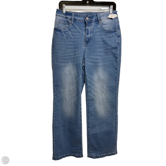 Jeans Flared By Clothes Mentor In Blue Denim, Size: 10