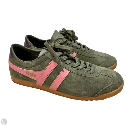 Shoes Sneakers By Gola In Green & Pink, Size: 9