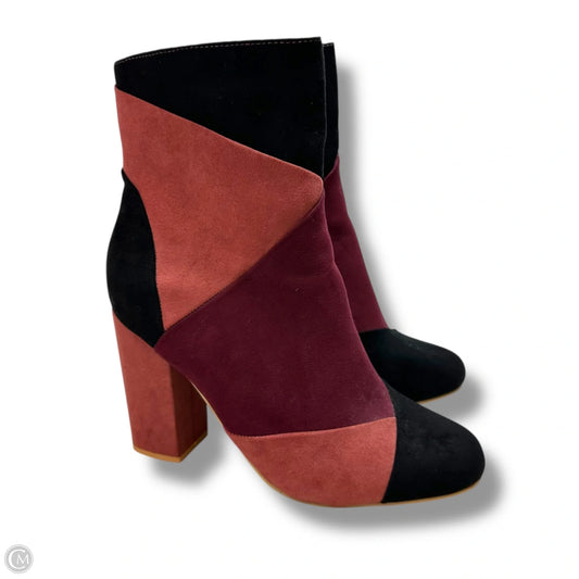 Boots Ankle Heels By Just Fab In Multi-colored, Size: 9