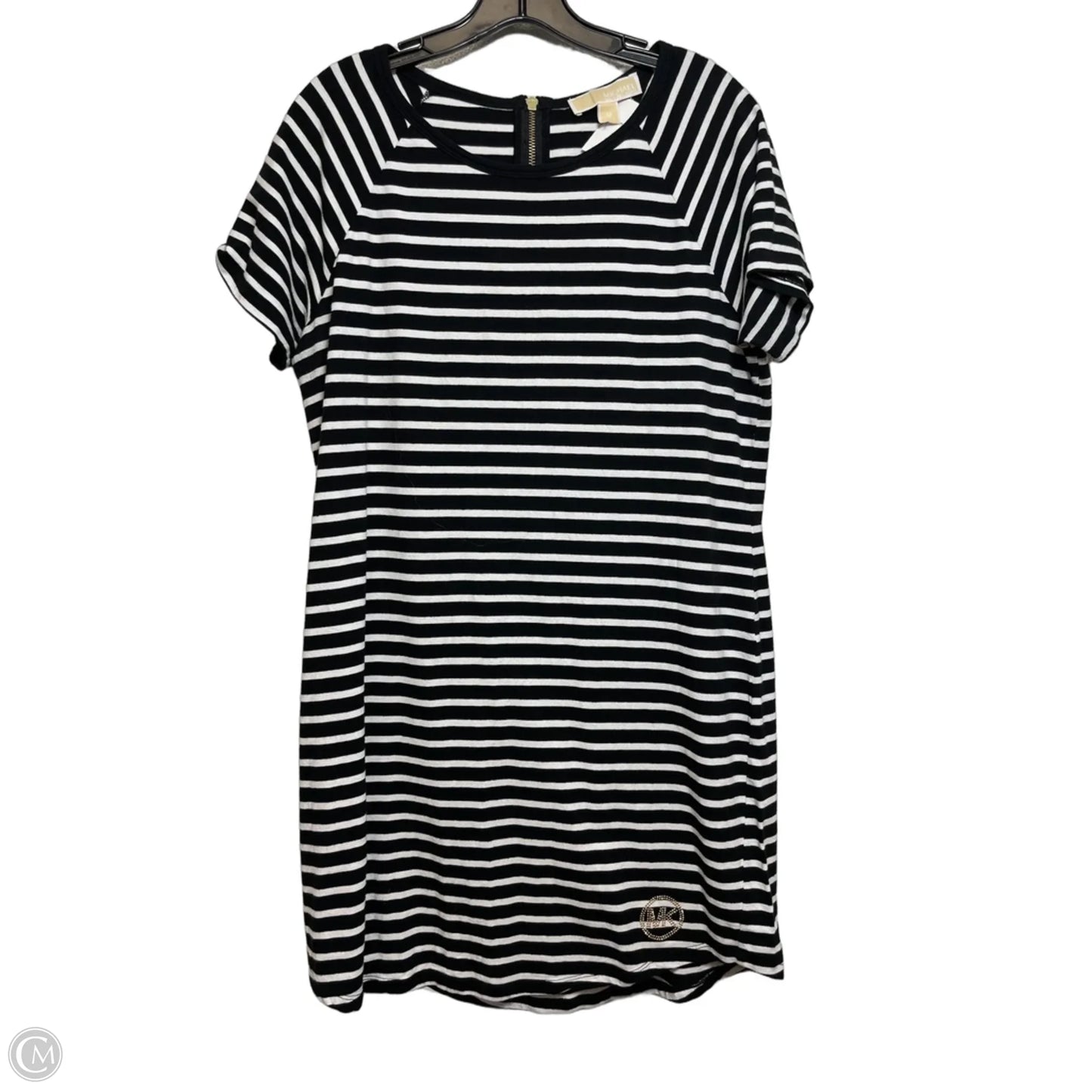 Dress Designer By Michael Kors In Striped Pattern, Size: M