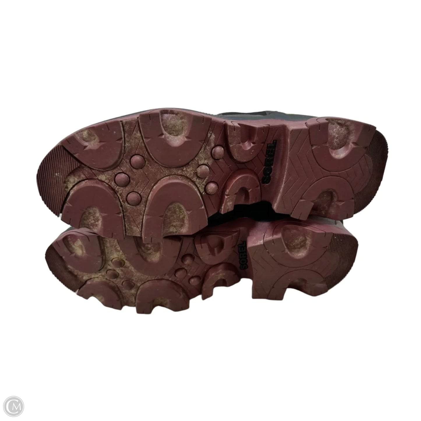 Boots Ankle Flats By Sorel In Maroon, Size: 8.5