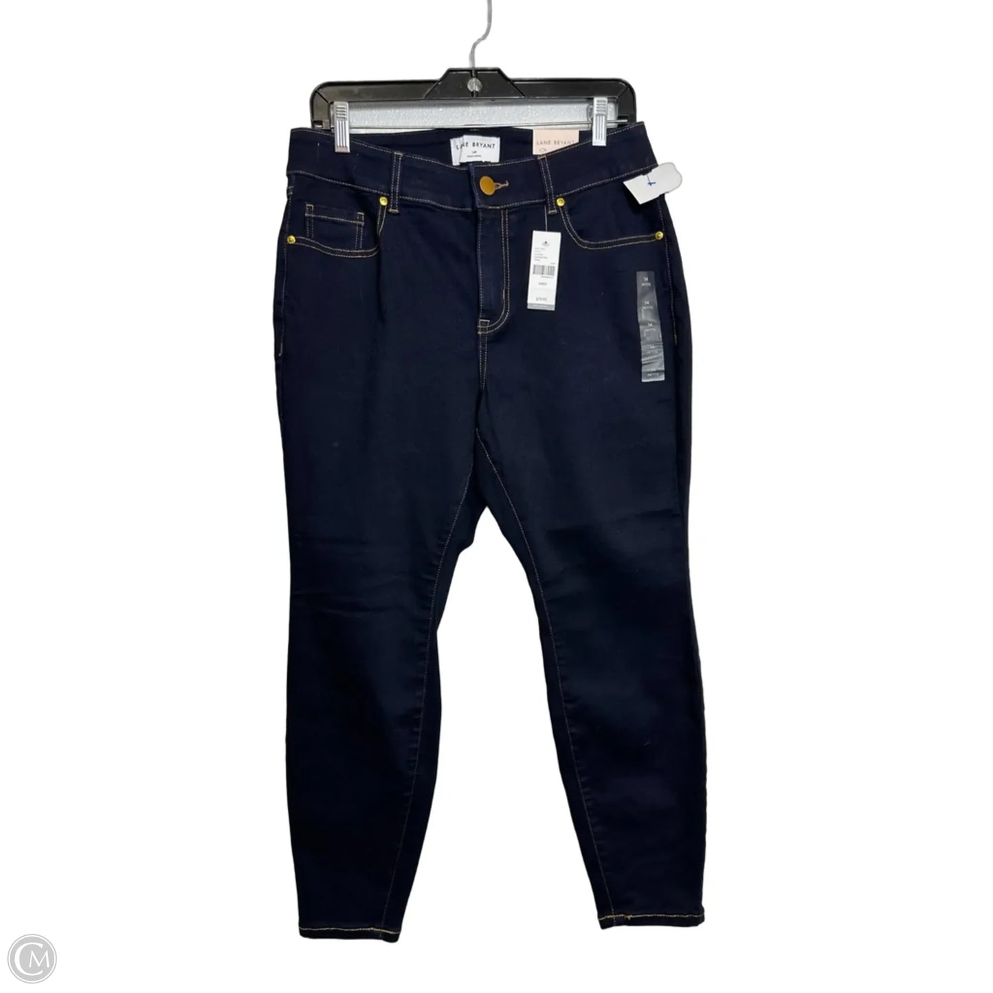 Jeans Skinny By Lane Bryant In Blue Denim, Size: 14P