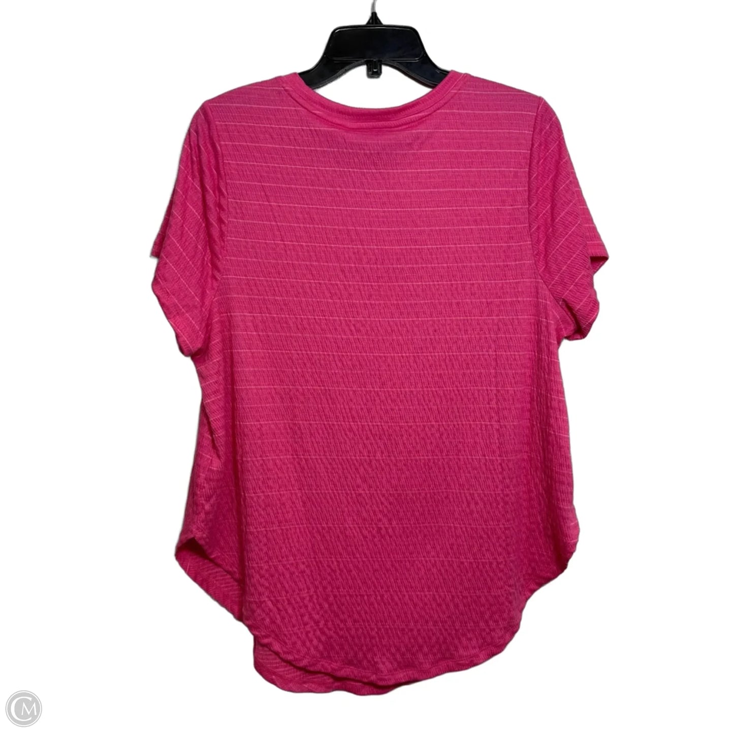 Top Short Sleeve By Lane Bryant In Pink, Size: Xl