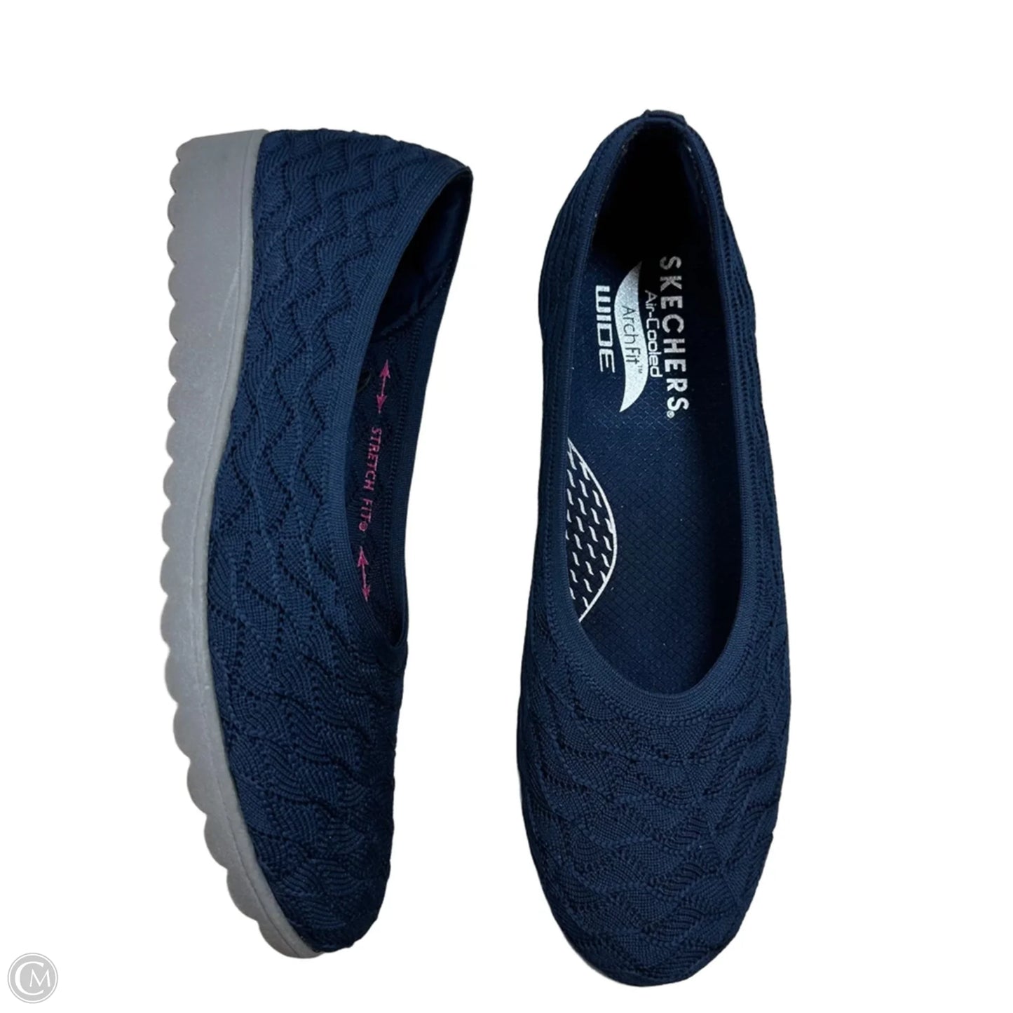 Shoes Flats By Skechers In Blue, Size: 9