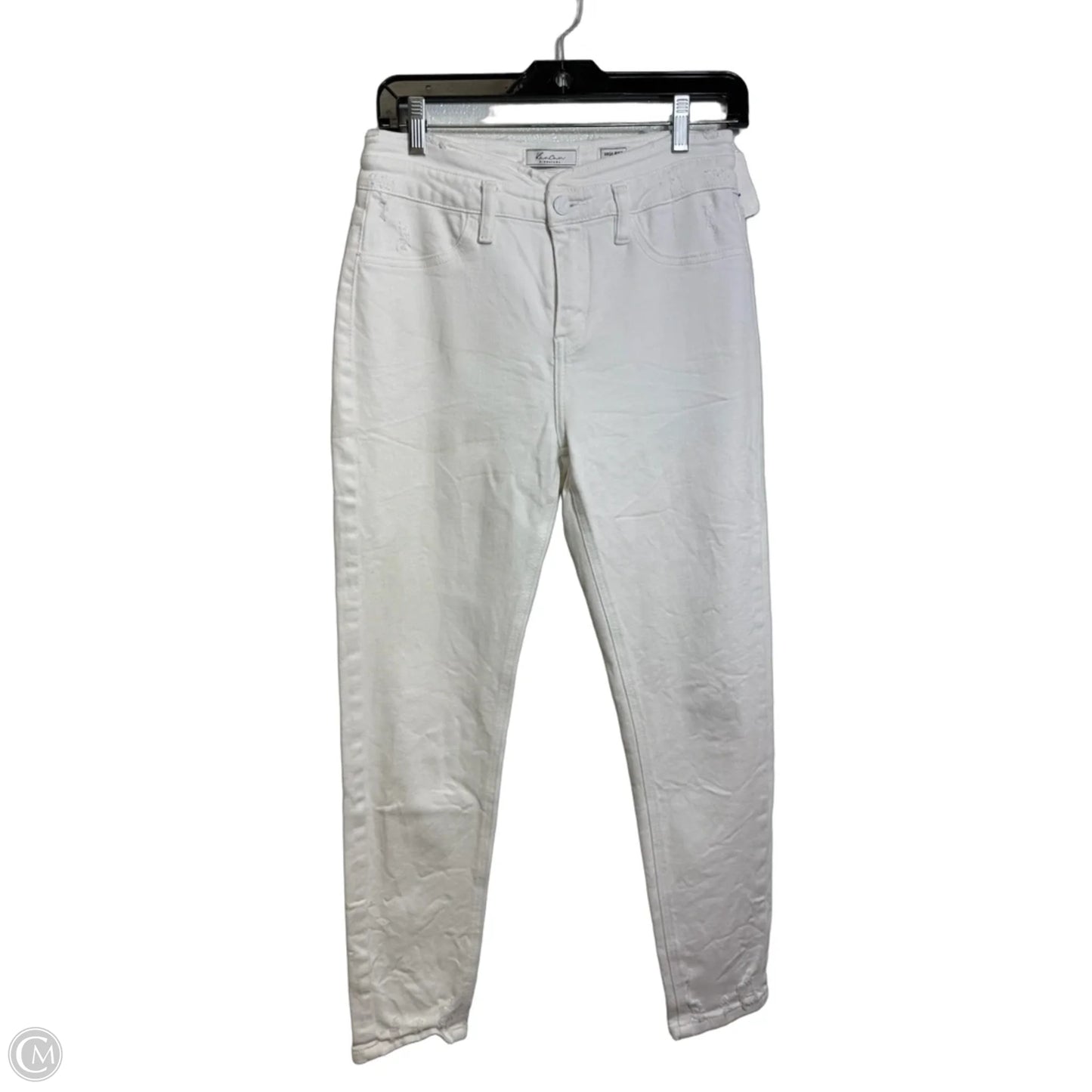 Jeans Skinny By Kancan In White Denim, Size: 6