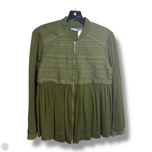 Top Long Sleeve By Clothes Mentor In Green, Size: S