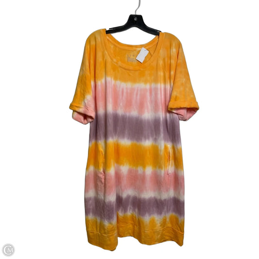 Dress Casual Midi By Livi Active In Orange, Size: 2x
