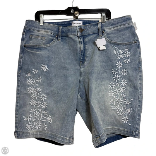 Shorts By Lane Bryant In Blue Denim, Size: 20