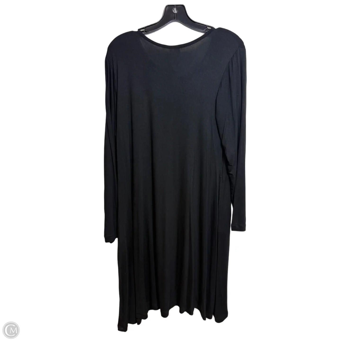 Dress Casual Midi By Clothes Mentor In Black, Size: L