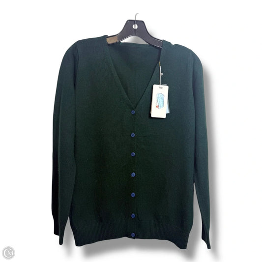 Sweater Cashmere By Clothes Mentor In Green, Size: L