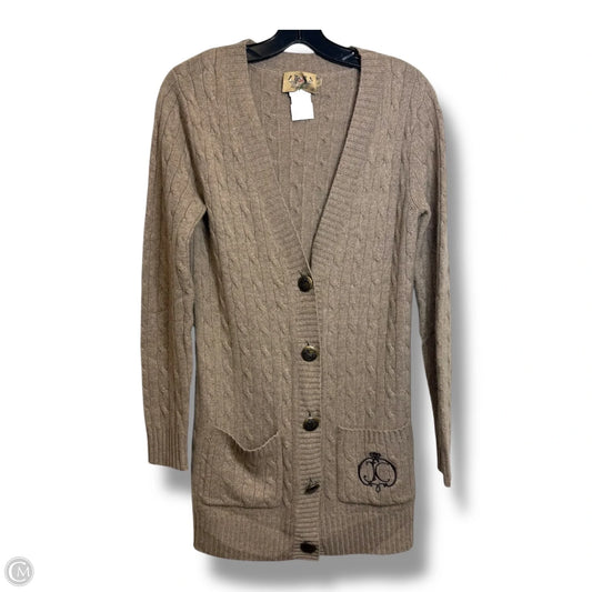 Y2K Sweater Cardigan Cashmere By Juicy Couture In Beige, Size: M