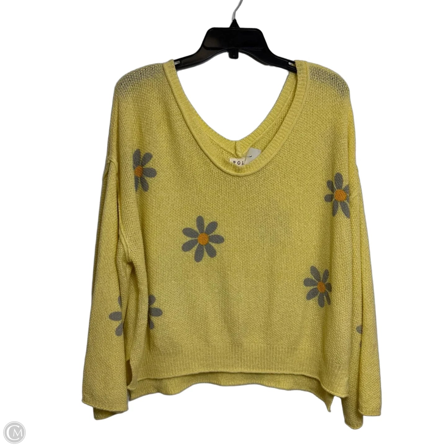 Sweater By Pol In Yellow, Size: L