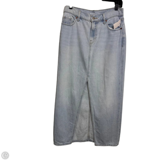 Mid rise Skirt Midi By Old Navy In Blue Denim, Size: 2