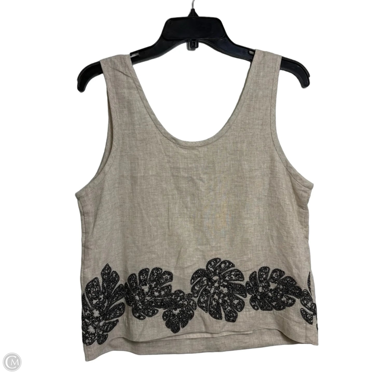 Top Sleeveless By Banana Republic In Beige, Size: S