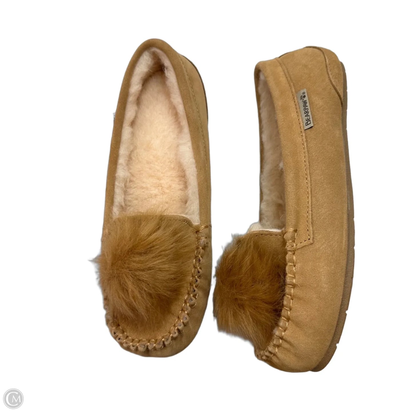 Shoes Flats By Bearpaw In Beige, Size: 7