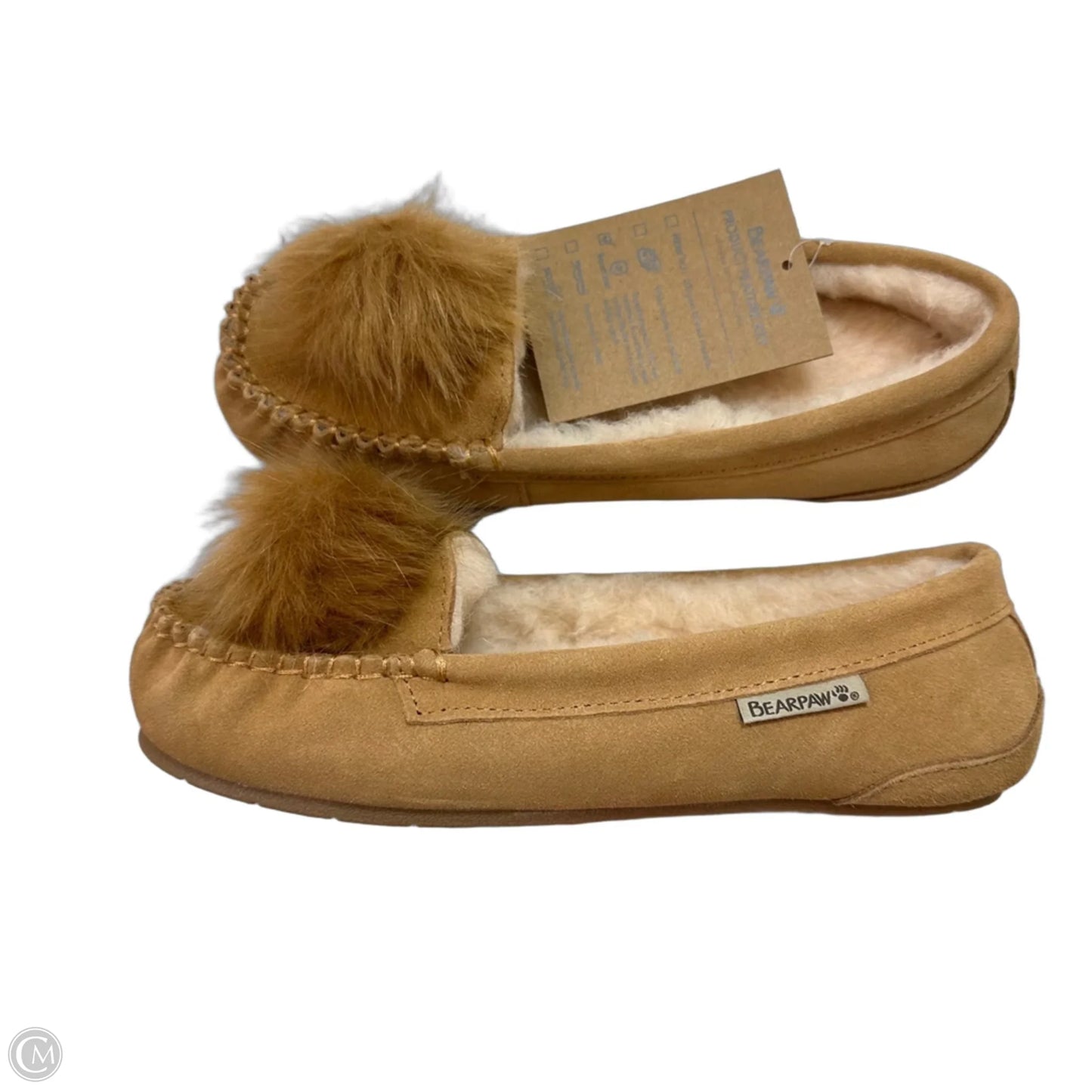 Shoes Flats By Bearpaw In Beige, Size: 7