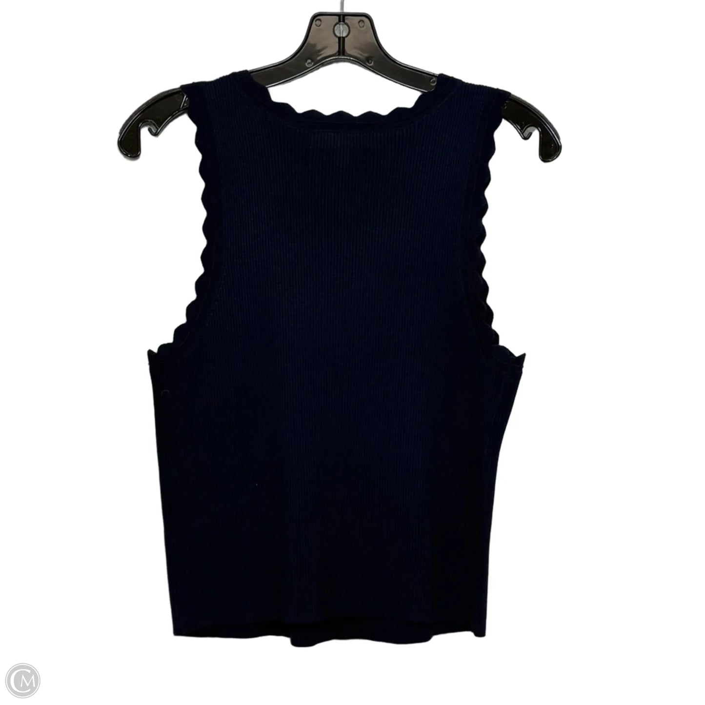 Top Sleeveless By Marled In Navy, Size: L