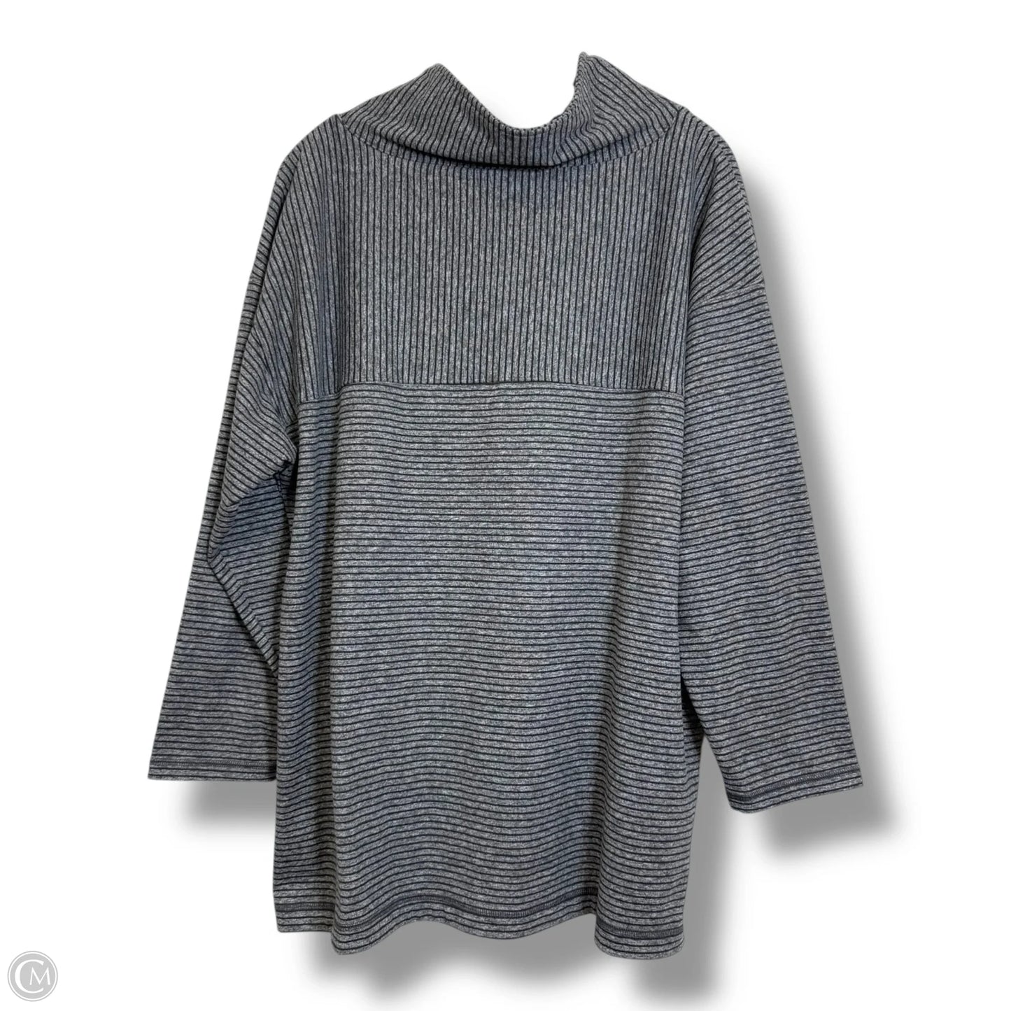 Sweater By Talbots In Striped Pattern, Size: 2x