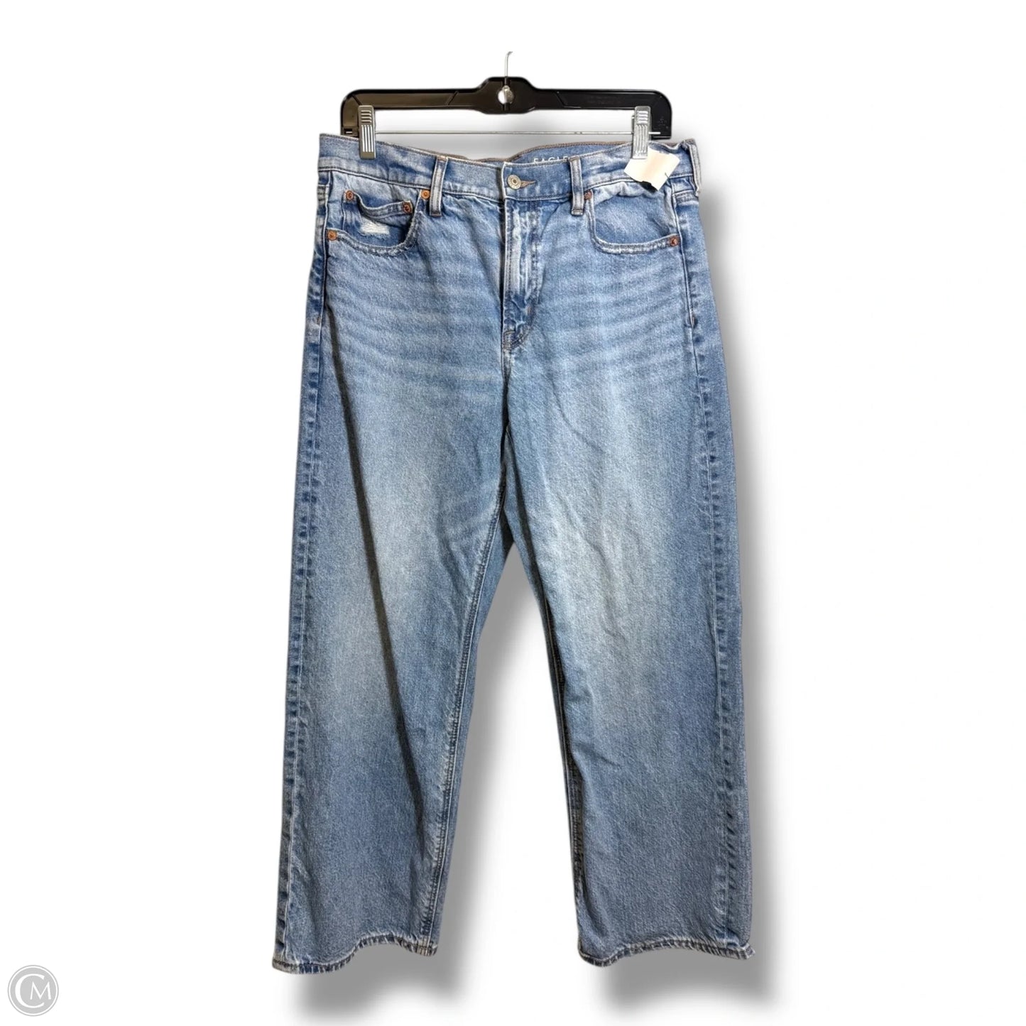 Jeans stovepipe By American Eagle In Blue Denim, Size: 8