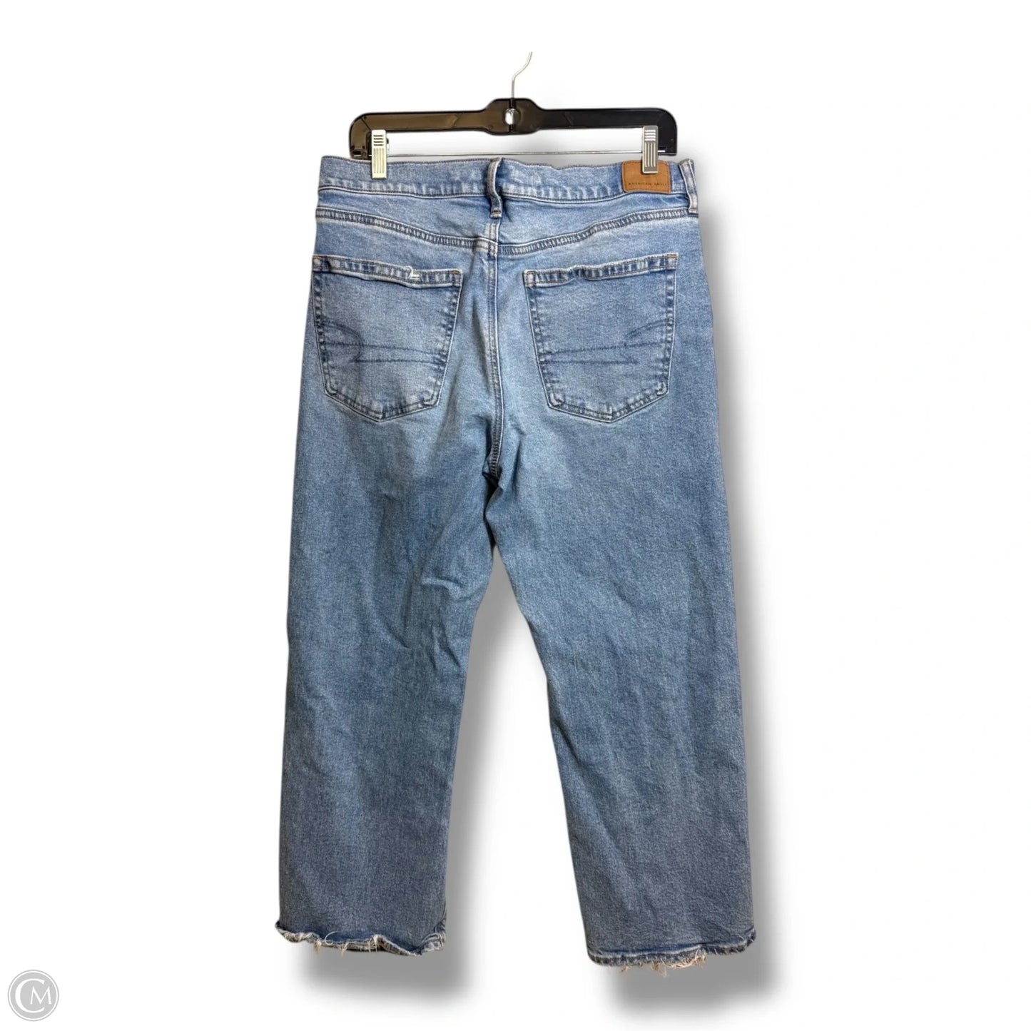 Jeans stovepipe By American Eagle In Blue Denim, Size: 8