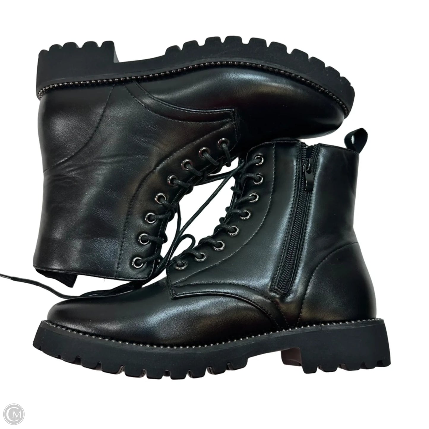 Boots Ankle Flats By Cushionaire In Black, Size: 9