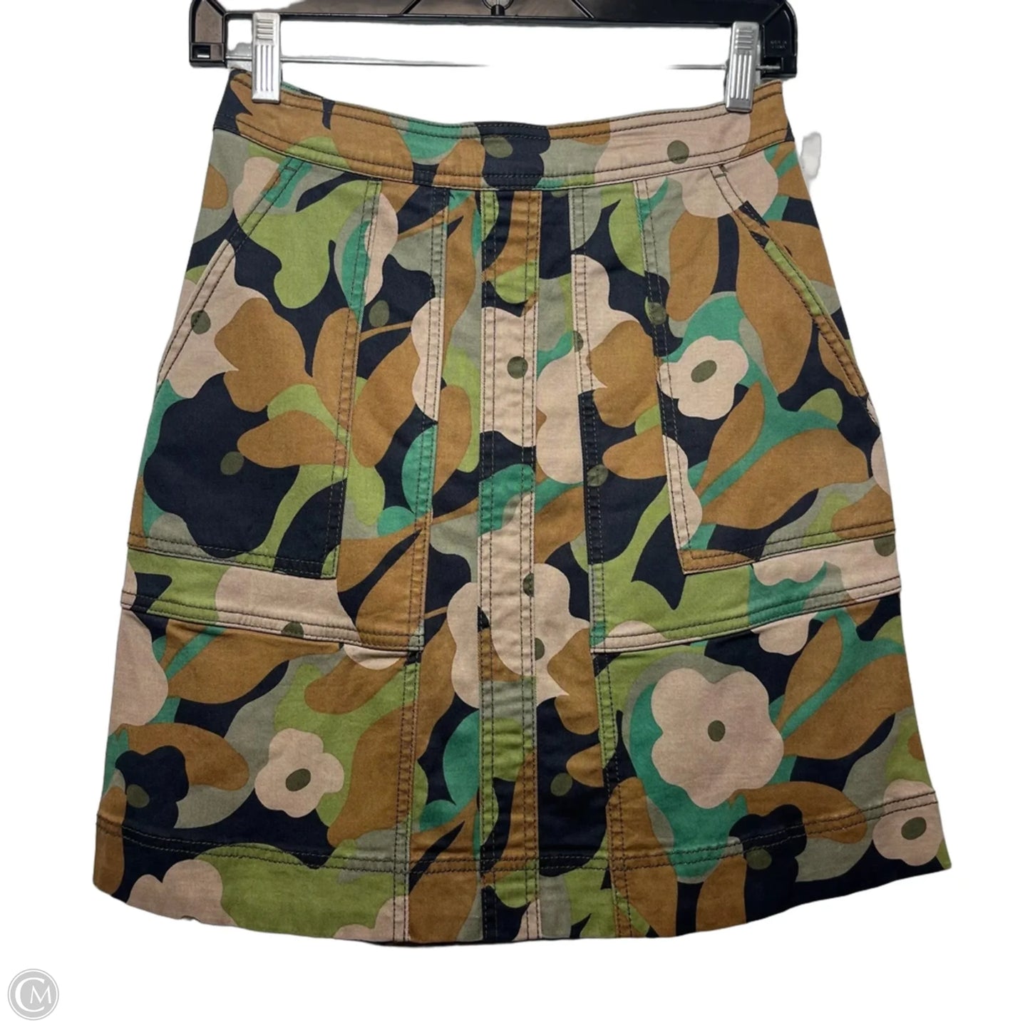 Skirt Midi By Cabi In Camouflage Print, Size: 0
