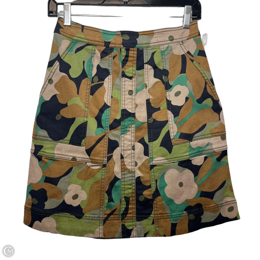 Skirt Midi By Cabi In Camouflage Print, Size: 0