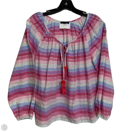 Top Short Sleeve By J. Crew In Multi-colored, Size: S