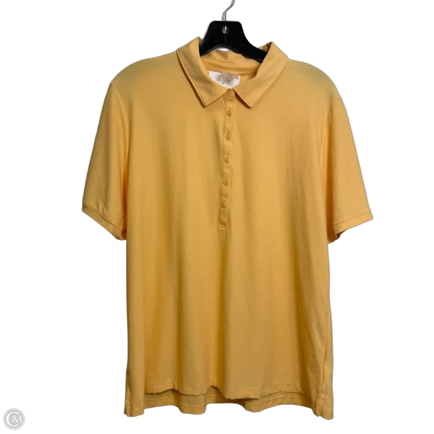 Athletic Top Short Sleeve By Calia In Orange, Size: Xxl
