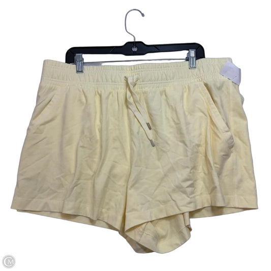 Shorts By Calia In Yellow, Size: Xxl
