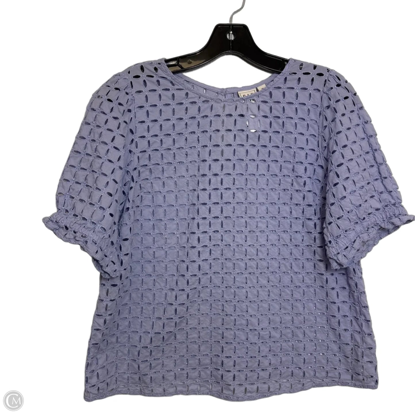 Top Short Sleeve By Gap In Purple, Size: M