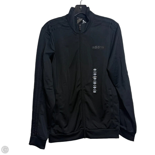 Athletic Jacket By Adidas In Black, Size: S