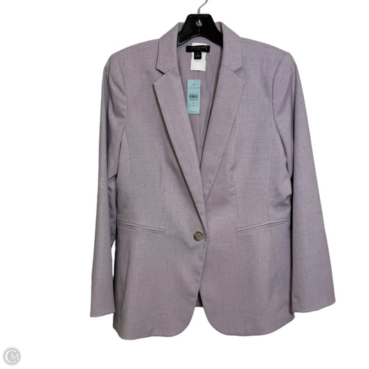 Blazer By Ann Taylor In Purple, Size: 10p