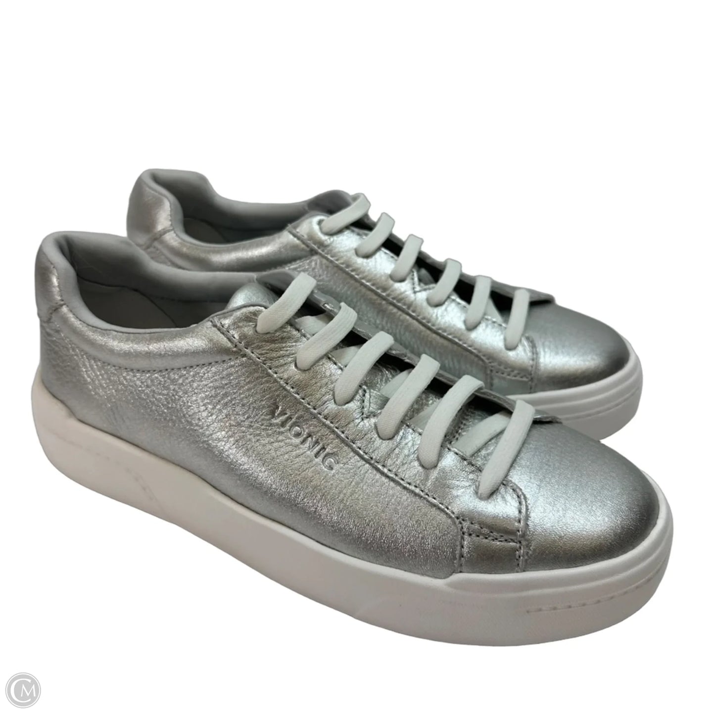 Shoes Sneakers By Vionic In Silver, Size: 7