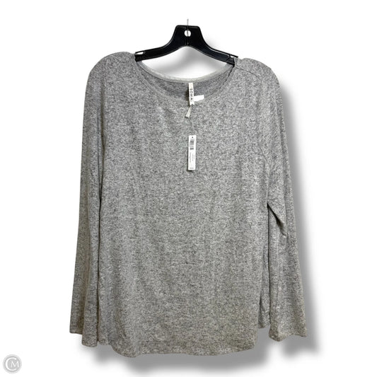 Sweater By Soma In Grey, Size: L