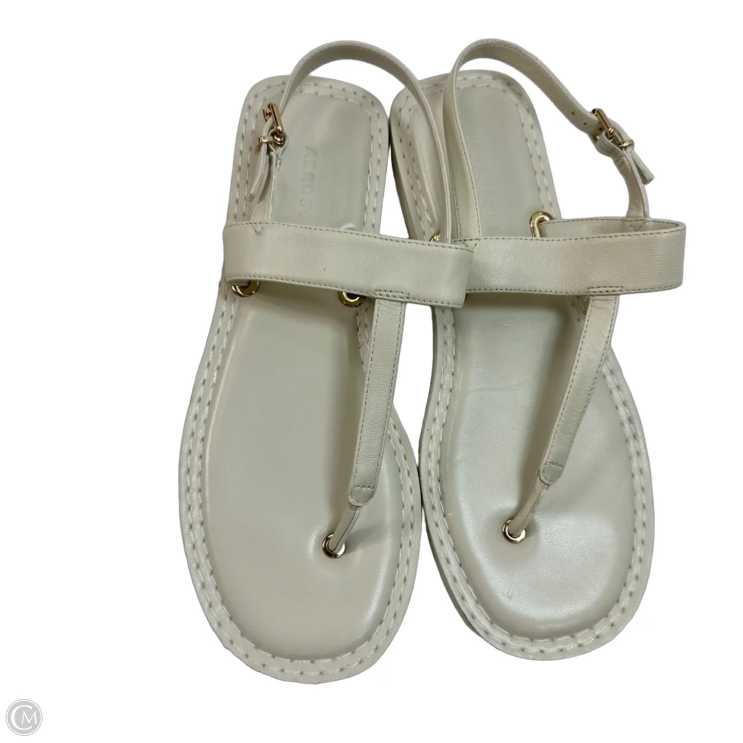 Sandals Flats By Aerosoles In White, Size: 8