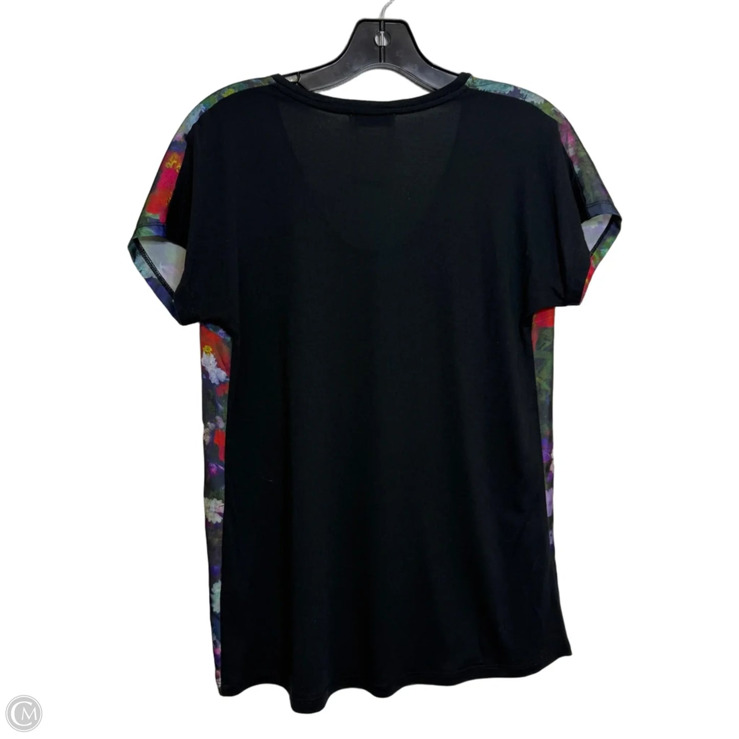 Top Short Sleeve By Clothes Mentor In Floral Print, Size: M
