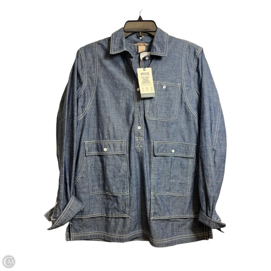 Top Long Sleeve By Duluth Trading In Blue Denim, Size: S