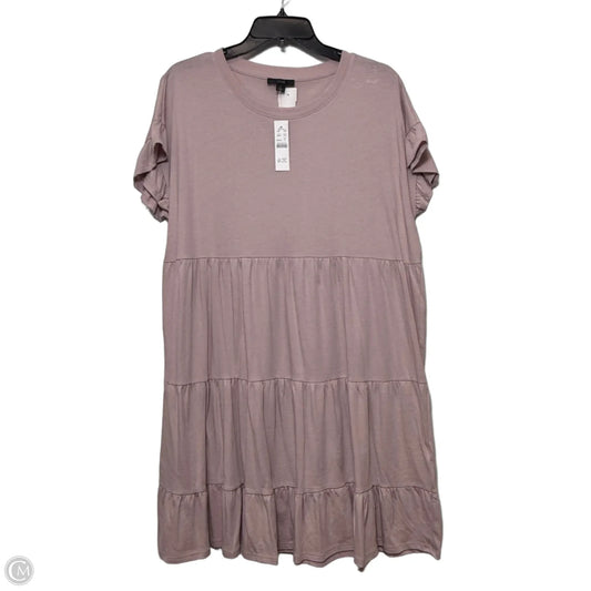Dress Casual Midi By J. Crew In Purple, Size: L