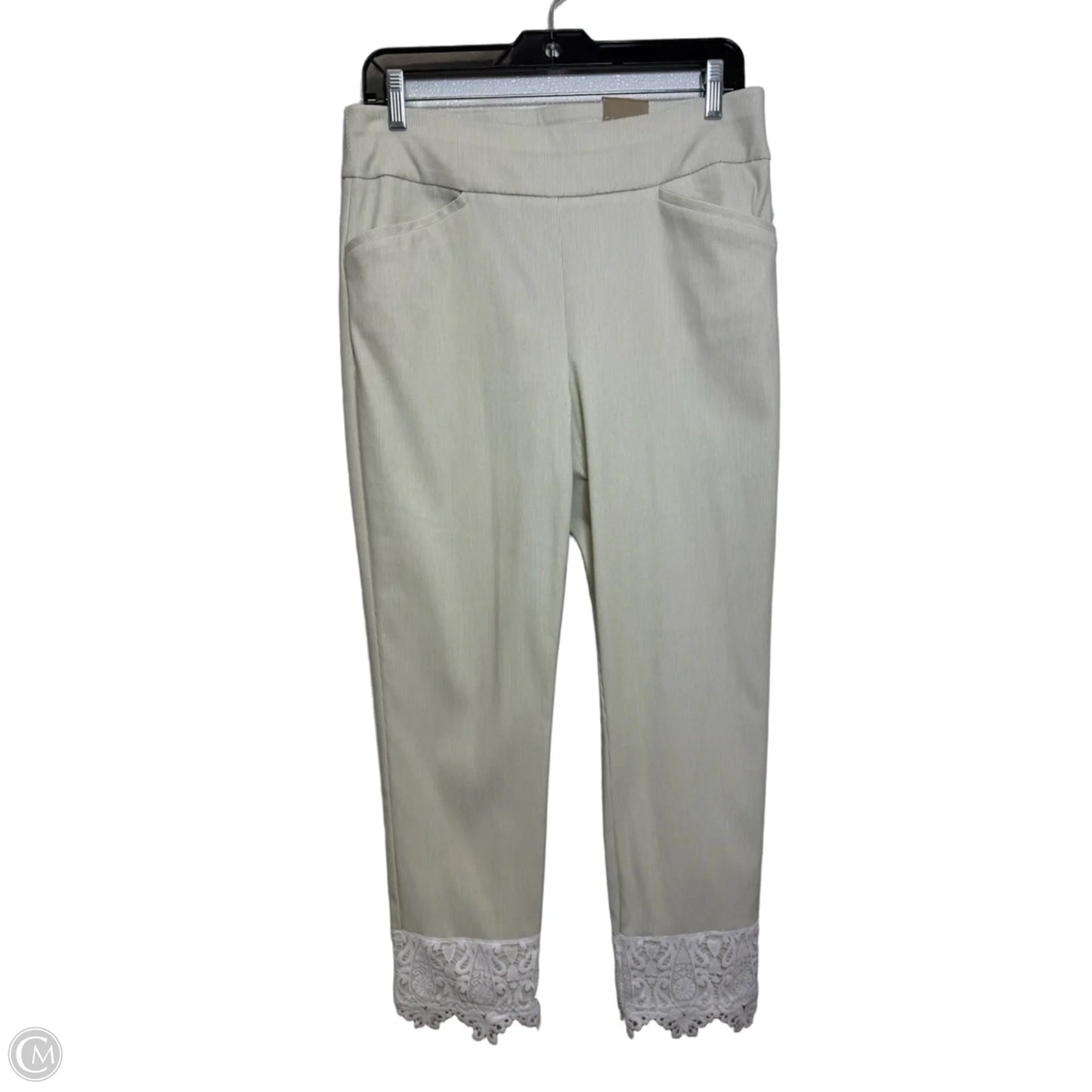 Pants Dress By Chicos In Striped Pattern, Size: 6